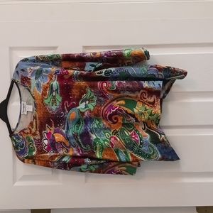 Sarengeti Shark Bite Paisley Top